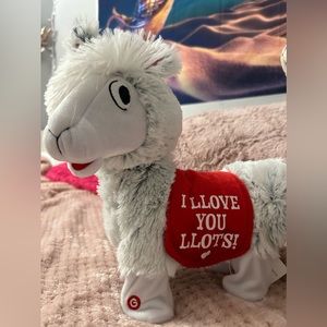 Valentines stuffed plush llama gifts